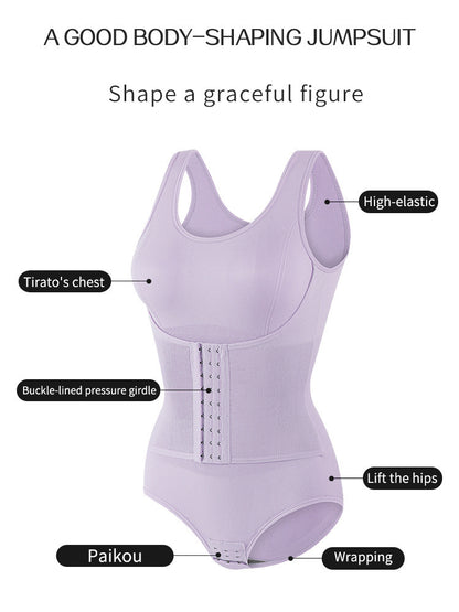 Seamless Shaping Shapewear Body Shaper Tummy Control Bodysuit Women Faja Slimming Waist Trainer Belt Compression Strap